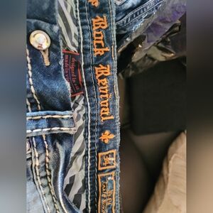 Womens Rock Revival skinny ankle jeans